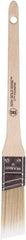 Wooster Brush - 1" Angled Polyester Angular Brush - 2-3/16" Bristle Length, 6" Wood Fluted Handle - Eagle Tool & Supply