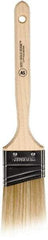 Wooster Brush - 2" Angled Polyester Angular Brush - 2-11/16" Bristle Length, 6-9/16" Wood Fluted Handle - Eagle Tool & Supply