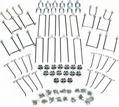 Triton - Silver Pegboard Wall Mounted Storage - For Use with DuraBoards, 1/4" & 1/8" Pegboards - Eagle Tool & Supply