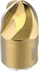 Seco - MP16 Grade MP3000 Carbide Ball Nose Milling Tip Insert - TiAIN/TiN Finish, 4 Flutes, 16mm Cutting Diam, 10mm Depth of Cut, 24.6mm Extension - Eagle Tool & Supply