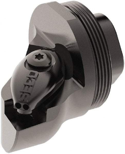 Seco - Right Hand Cut, Size GL50, CC.. 09T3.. Insert Compatiblity, Internal Modular Turning & Profiling Cutting Unit Head - 32mm Ctr to Cutting Edge, 32mm Head Length, Through Coolant, Series SteadyLine - Eagle Tool & Supply