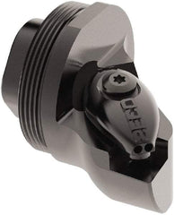 Seco - Left Hand Cut, Size GL40, CC.. 09T3.. Insert Compatiblity, Internal Modular Turning & Profiling Cutting Unit Head - 27mm Ctr to Cutting Edge, 32mm Head Length, Through Coolant, Series SteadyLine - Eagle Tool & Supply