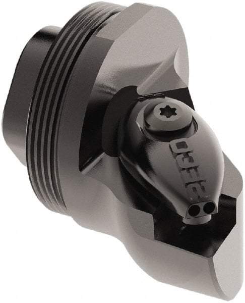 Seco - Left Hand Cut, Size GL32, CC.. 09T3.. Insert Compatiblity, Internal Modular Turning & Profiling Cutting Unit Head - 22mm Ctr to Cutting Edge, 32mm Head Length, Through Coolant, Series SteadyLine - Eagle Tool & Supply