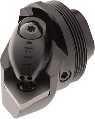 Seco - Right Hand Cut, Size GL32, CN.. 1204.. Insert Compatiblity, Internal Modular Turning & Profiling Cutting Unit Head - 22mm Ctr to Cutting Edge, 32mm Head Length, Through Coolant, Series SteadyLine - Eagle Tool & Supply