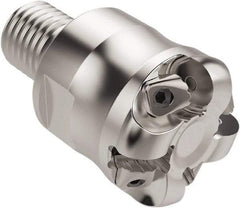 Seco - 27.34mm Cutting Diam, 6mm Max Depth of Cut, Combimaster Indexable Copy End Mill - 4 Inserts, RN..1204 Insert, R217.26 Toolholder, Steel, Through Coolant - Eagle Tool & Supply