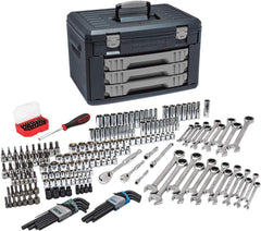 GearWrench - 232 Piece 1/4 & 3/8" Drive Mechanic's Tool Set - Comes in Blow Molded Case with 3 Drawers - Eagle Tool & Supply