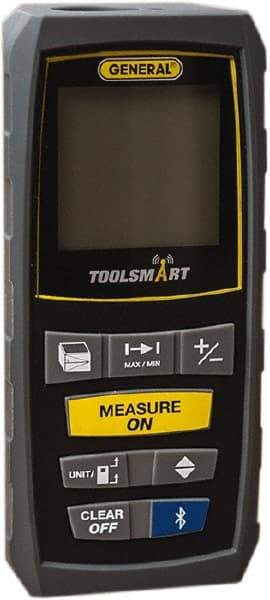 General - 100' Range, Laser Distance Finder - AAA Batteries Required, Accurate to 1/8", Comes with 2 AAA Batteries - Eagle Tool & Supply