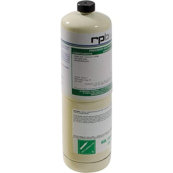 RPB - Gas Detector Calibration Gas - Aluminum - Eagle Tool & Supply