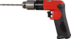 Sioux Tools - 1/4" Keyed Chuck - Pistol Grip Handle, 3,600 RPM, 12 LPS, 0.5 hp, 90 psi - Eagle Tool & Supply