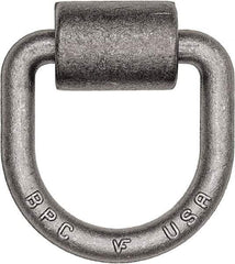 Buyers Products - Steel D-Ring with Integral Bracket - 4-1/2" Long, Gray, For Use with Cargo Control - Eagle Tool & Supply