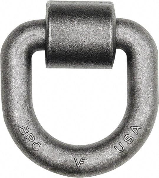 Buyers Products - Steel D-Ring with Integral Bracket - 5" Long, Gray, For Use with Cargo Control - Eagle Tool & Supply