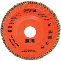 4 1/2″ × 7/8″-60 Grit Compact Z3 Trimmable - Z3 Premium Zirconia Flap Disc - Eagle Tool & Supply