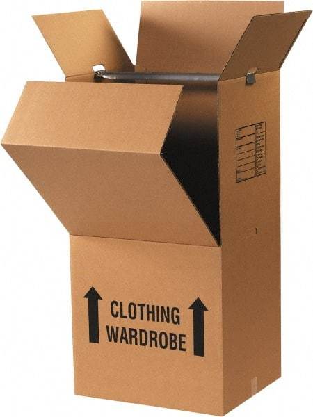 Made in USA - Moving & Box Kits Kit Type: Wardrobe Box Number of Boxes: 3 - Eagle Tool & Supply