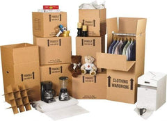 Made in USA - Moving & Box Kits Kit Type: Deluxe Home Moving Kit Number of Boxes: 118 - Eagle Tool & Supply