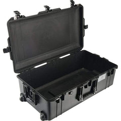 Pelican Products, Inc. - 18-13/32" Wide x 11-1/64" High, Aircase w/Wheels - Black - Eagle Tool & Supply