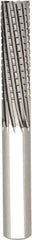 Seco - 1/4", 8 Flute, Single End, Solid Carbide, Corner Chamfer End Mill - 2-1/2" OAL, 10° Helix, Left Hand Flute, 3/4" LOC, Right Hand Cut - Eagle Tool & Supply
