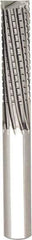 Seco - 1/4", 8 Flute, Single End, Solid Carbide, Corner Chamfer End Mill - 2-1/2" OAL, 10° Helix, Left Hand Flute, 5/8" LOC, Right Hand Cut - Eagle Tool & Supply