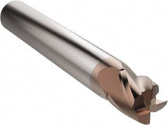 Seco - 6mm, 4 Flute, Single End, Solid Carbide, 0.5mm Corner Radius End Mill - 50mm OAL, 30° Helix, Right Hand Flute, 6mm LOC, Right Hand Cut - Eagle Tool & Supply