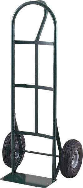 Ability One - 600 Lb Capacity 40" OAH Hand Truck - Steel Handle, Steel, Pneumatic Wheels - Eagle Tool & Supply