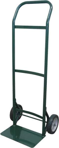 Ability One - 300 Lb Capacity 40" OAH Hand Truck - Steel Handle, Steel, Solid Rubber Wheels - Eagle Tool & Supply