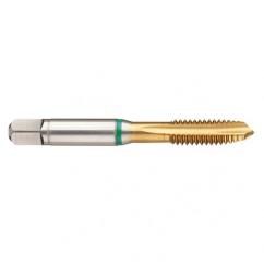 M16x1.5 6H 4-Flute Cobalt Green Ring Spiral Point Plug Tap-TiN - Eagle Tool & Supply