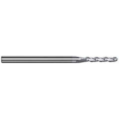 Harvey Tool - Ball End Mills; Mill Diameter (Inch): 1/8 ; Mill Diameter (Decimal Inch): 0.1250 ; Number of Flutes: 3 ; Length of Cut (Inch): 5/8 ; Length of Cut (Decimal Inch): 0.6250 ; Material: Solid Carbide - Exact Industrial Supply