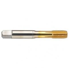 1/2-20 H7 3-Flute Cobalt Green Ring Semi-Bottoming 40 degree Spiral Flute Tap-TiN - Eagle Tool & Supply