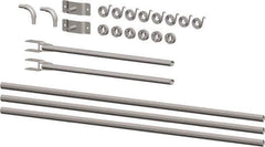 Buyers Products - Aluminum Universal Tarp Arm Kit - 194" Long, Silver, For Use with 14 to 23' Dump Bodies - Eagle Tool & Supply