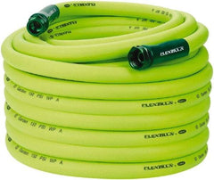 Legacy - 100' Long Garden Hose - 3/4" Diam, 3/4" GHT, Hybrid Polymer, 150 psi, All Season, Green - Eagle Tool & Supply