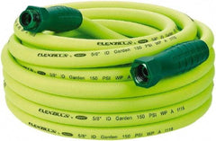 Legacy - 50' Long Garden Hose - 5/8" Diam, 3/4" GHT, Hybrid Polymer, 150 psi, All Season, Green - Eagle Tool & Supply