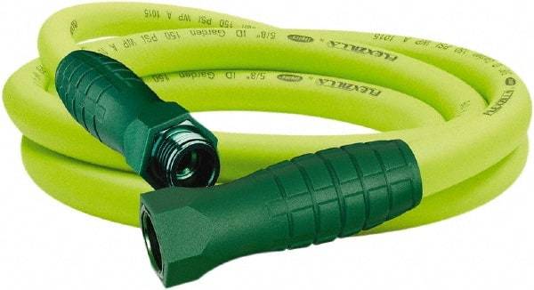 Legacy - 10' Long Garden Lead-In Hose - 5/8" Diam, 3/4" GHT, Hybrid Polymer, 150 psi, All Season, Green - Eagle Tool & Supply