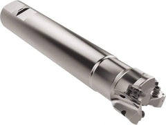 Seco - 40mm Cut Diam, 6.95mm Max Depth of Cut, 32mm Shank Diam, 200mm OAL, Indexable Square Shoulder End Mill - XNEX0816.. Inserts, Weldon Shank, 87° Lead Angle, Through Coolant, Series R217.79 - Eagle Tool & Supply