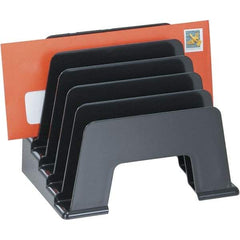 UNIVERSAL - Black Inclined File Sorter - Plastic - Eagle Tool & Supply