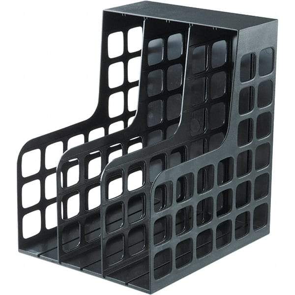 Pendaflex - Black Magazine Rack - Plastic - Eagle Tool & Supply