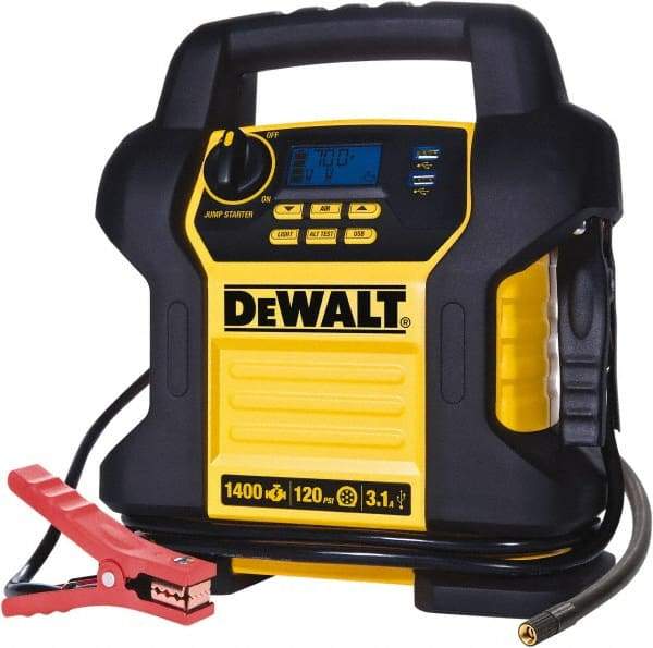 DeWALT - 12 VDC Jump Starter - 32 Amps, 80 Starter Amps - Eagle Tool & Supply