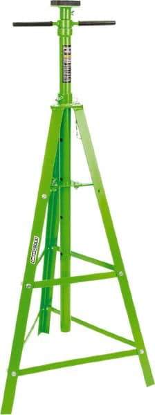 OEM Tools - 4,000 Lb Capacity Underhoist Stand - 56-1/2 to 84-1/4" High, 3-1/4" Saddle Length - Eagle Tool & Supply