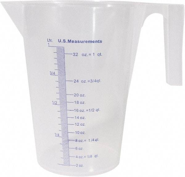 Funnel King - Beakers & Pipettes Type: Measuring Cup Volume Capacity Range: 1,000 mL and Larger - Eagle Tool & Supply