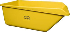 Remco - 149 Gal Yellow Rectangular Polyethylene Tub - 21-3/4" High x 32" Diam - Eagle Tool & Supply