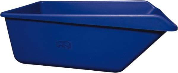 Remco - 149 Gal Blue Rectangular Polyethylene Tub - 21-3/4" High x 32" Diam - Eagle Tool & Supply