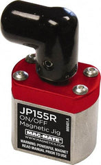 Mag-Mate - 155 Lb Load Capacity, Magnetic Clamp - 2.18" High x 1.57" Long x 1-1/4" Wide, 2 Poles - Eagle Tool & Supply