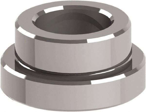 Jergens - Ball Lock System Compatible, Reverse Mount Modular Fixturing Receiver Bushing - 13mm ID x 0.7874" OD, 0.7874" Overall Height - Eagle Tool & Supply