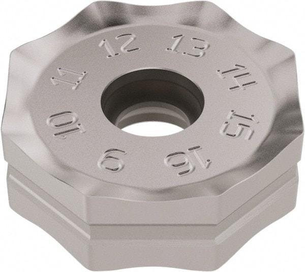 Seco - ONMU090510 Grade MS2050 Carbide Milling Insert - TiAlN/NbN Finish, 5.8mm Thick, 22mm Inscribed Circle - Eagle Tool & Supply