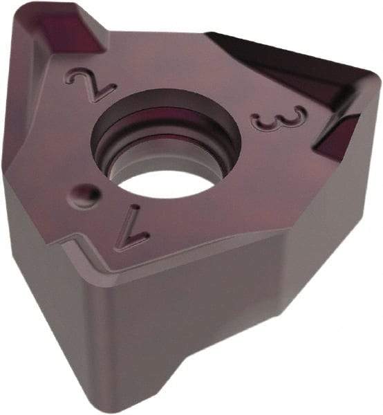 Seco - XNEX080608 Grade MP2050 Carbide Milling Insert - TiAlN/TiSiN Finish, 0.2539" Thick, 0.4913" Inscribed Circle - Eagle Tool & Supply