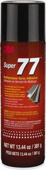 3M - 13.44 oz Aerosol Clear Spray Adhesive - High Tack, 150°F Heat Resistance - Eagle Tool & Supply