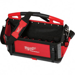 Milwaukee Tool - PACKOUT 32 Pocket, Ballistic Polyester, Red/Black Tote - Eagle Tool & Supply