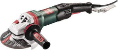 Metabo - 6" Wheel Diam, 9,600 RPM, Corded Angle & Disc Grinder - 5/8-11 Spindle, 120 Volts, 14.5 Amps - Eagle Tool & Supply