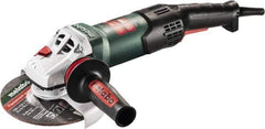 Metabo - 6" Wheel Diam, 9,600 RPM, Corded Angle & Disc Grinder - 5/8-11 Spindle, 120 Volts, 14.6 Amps - Eagle Tool & Supply