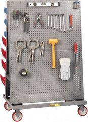 Little Giant - 24" Wide x 56" High x 48" Deep, Mobile A-Frame Lean Tool Cart - 1,200 Lb Capacity - Eagle Tool & Supply