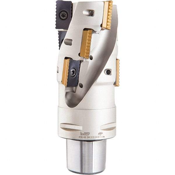 Iscar - Multimaster 32mm Camfix 32 Taper Shank Milling Tip Insert Holder & Shank - 35mm Projection, T05 Neck Thread, 7.6mm Nose Diam - Eagle Tool & Supply