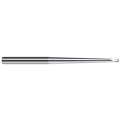Harvey Tool - Ball End Mills; Mill Diameter (Inch): 5/64 ; Mill Diameter (Decimal Inch): 0.0780 ; Number of Flutes: 2 ; Length of Cut (Inch): 1/16 ; Length of Cut (Decimal Inch): 0.0620 ; Material: Solid Carbide - Exact Industrial Supply
